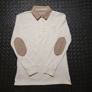 Baume & Mercier Women's Long Sleeve Two-Tone Polo Shirt, Med, Watch Memorabilia